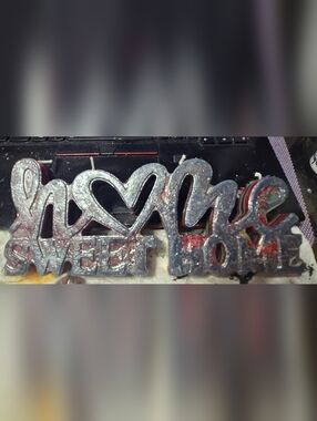 Home Sweet Home Color Swirl Candle